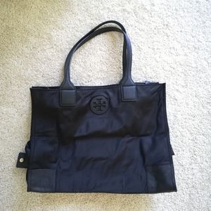 NWOT Tory Burch Ella Packable Leather Trimmed Tote